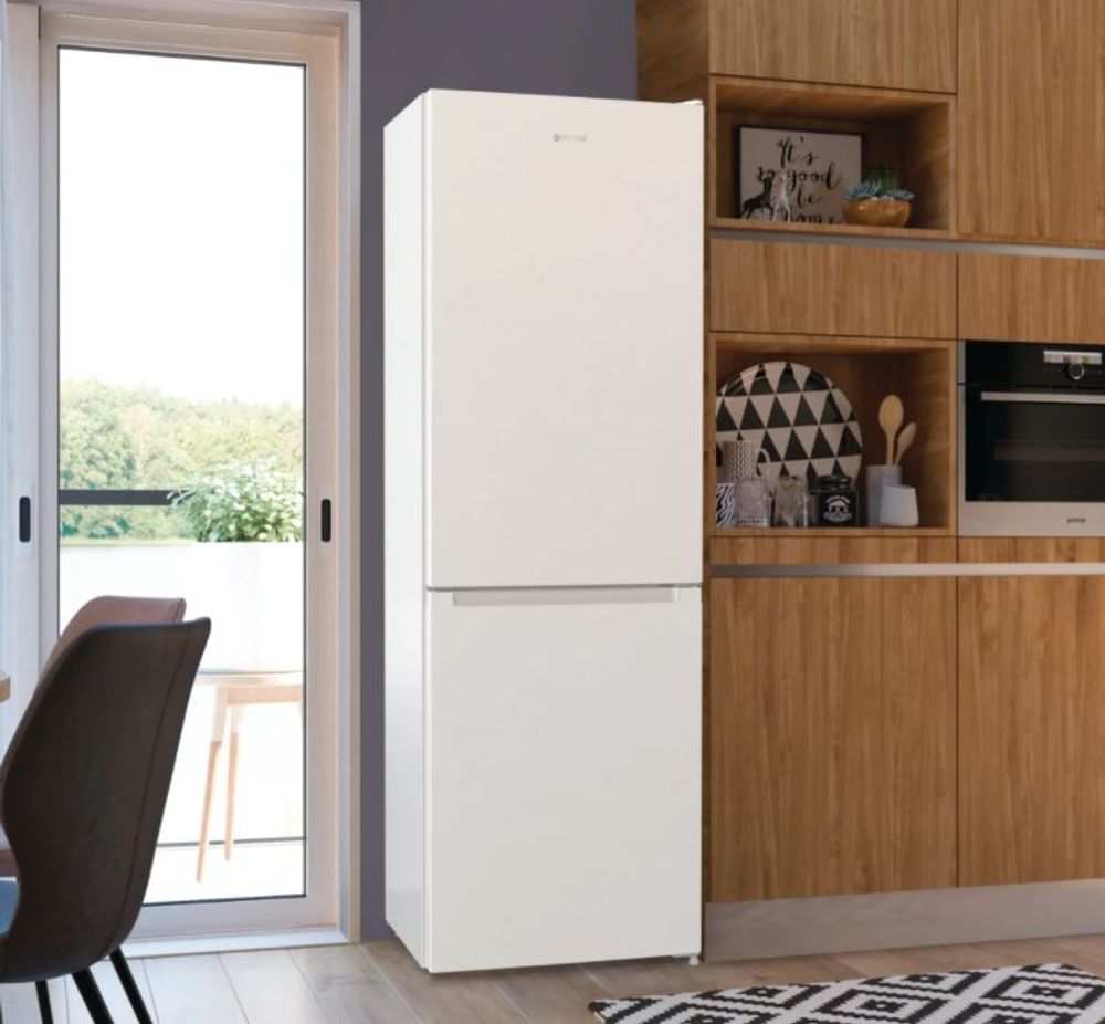 Gorenje kombiskap hvit 200 cm NRK6202EW4