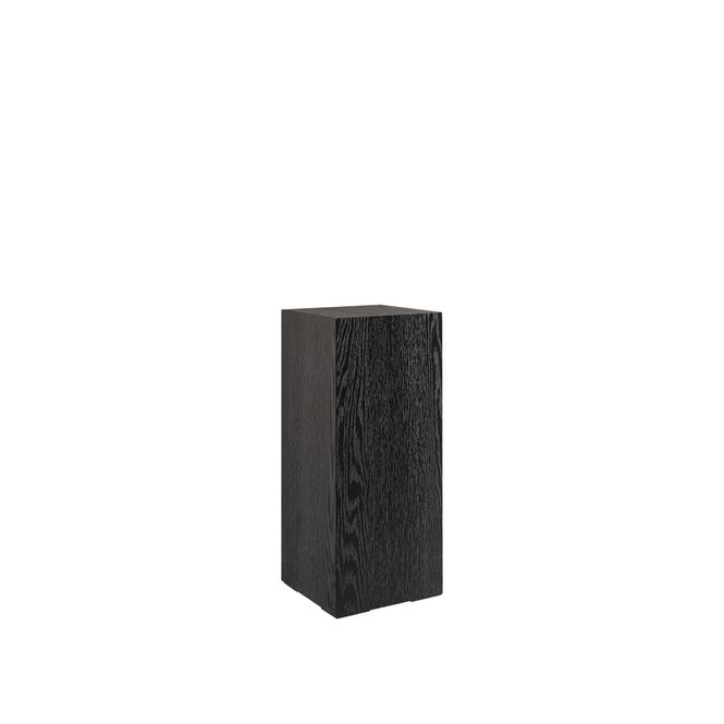 Hovedbilde Artwood Pedestal TRENT lav svart, eikefiner 06-89019
