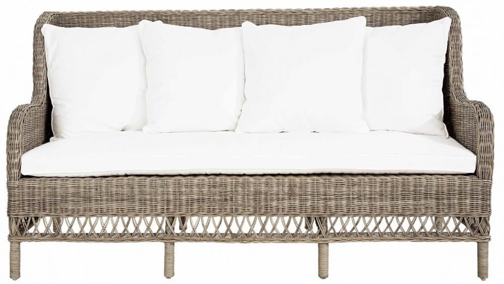 Artwood ESTELLE spisestuesofa 3-seter Kubu Slimit Grey uten put