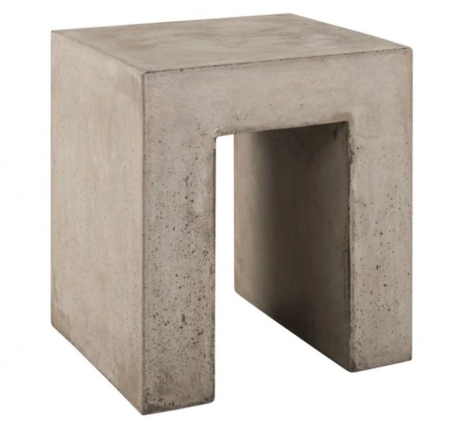 Hovedbilde Artwood Ashi U sidebord i betong 19-61910