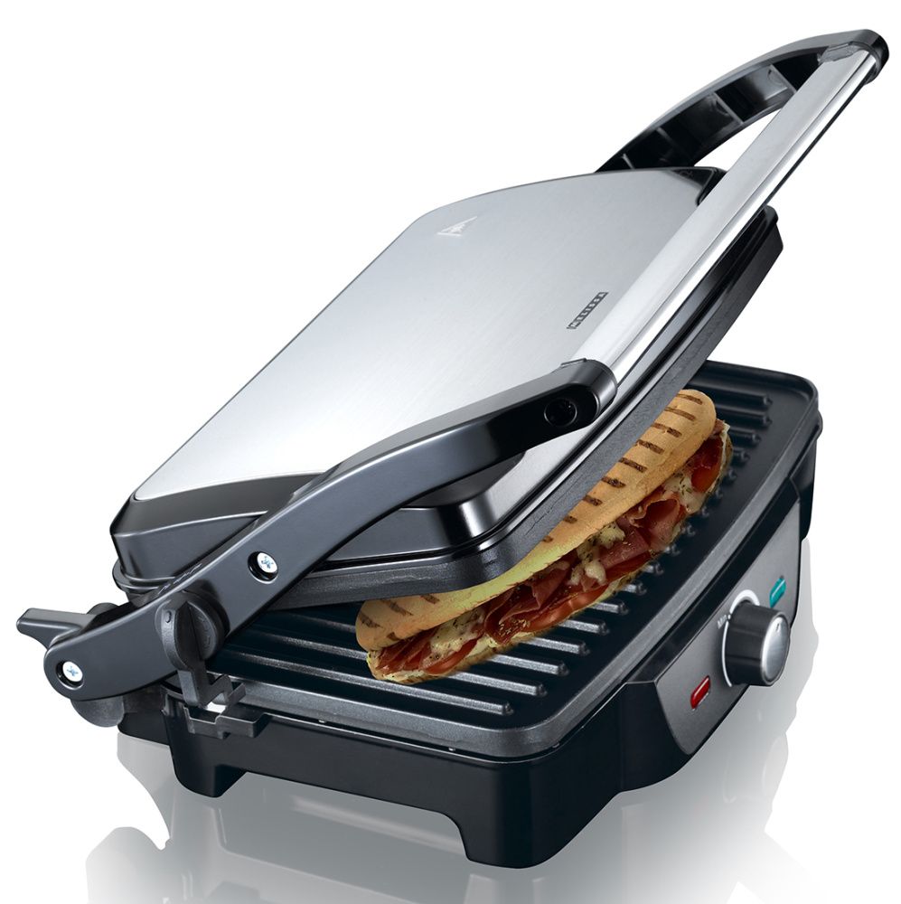 Melissa Panini grill stål og svart 1600 W 290006