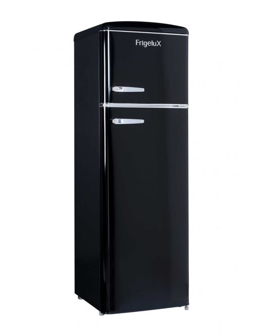 Hovedbilde FrigeluX retro vintage kombiskap 245 L sort RFDP246RNA++