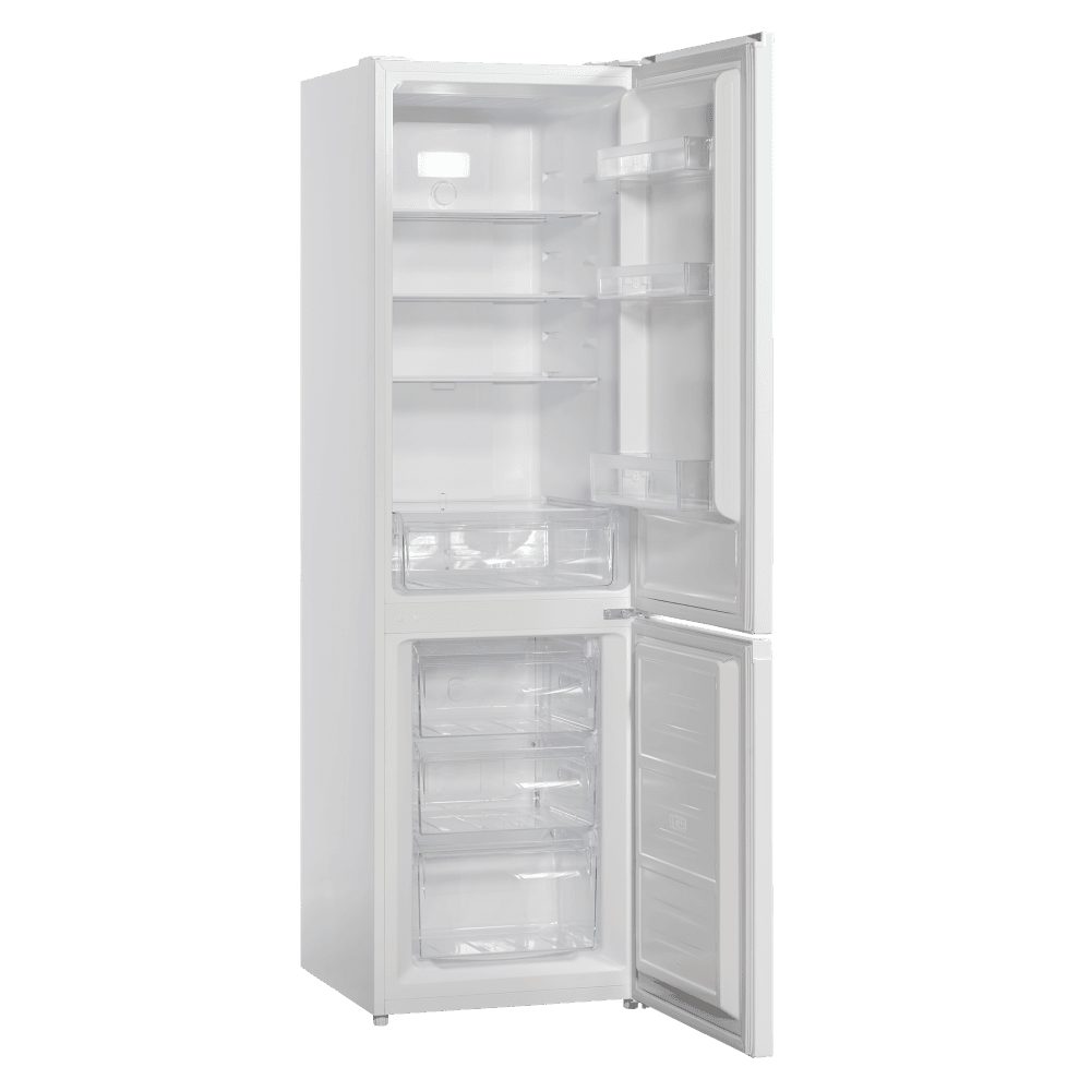 Scandomestic frittstående kombinert kjøl- og fryseskap hvit 181 cm CBF253NFWE