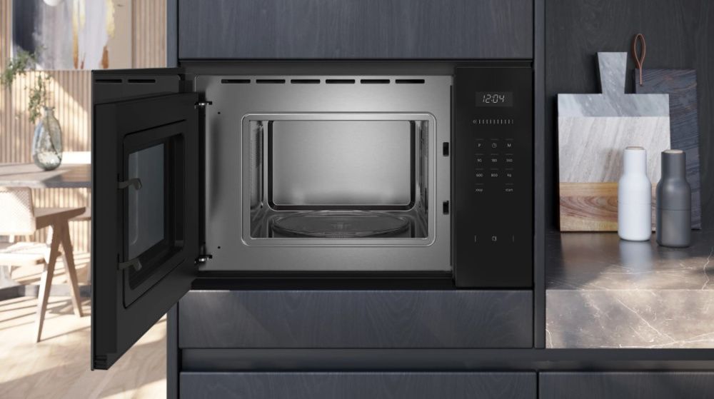 Siemens integrert mikrobølgeovn iQ500 BF525LMB1 svart