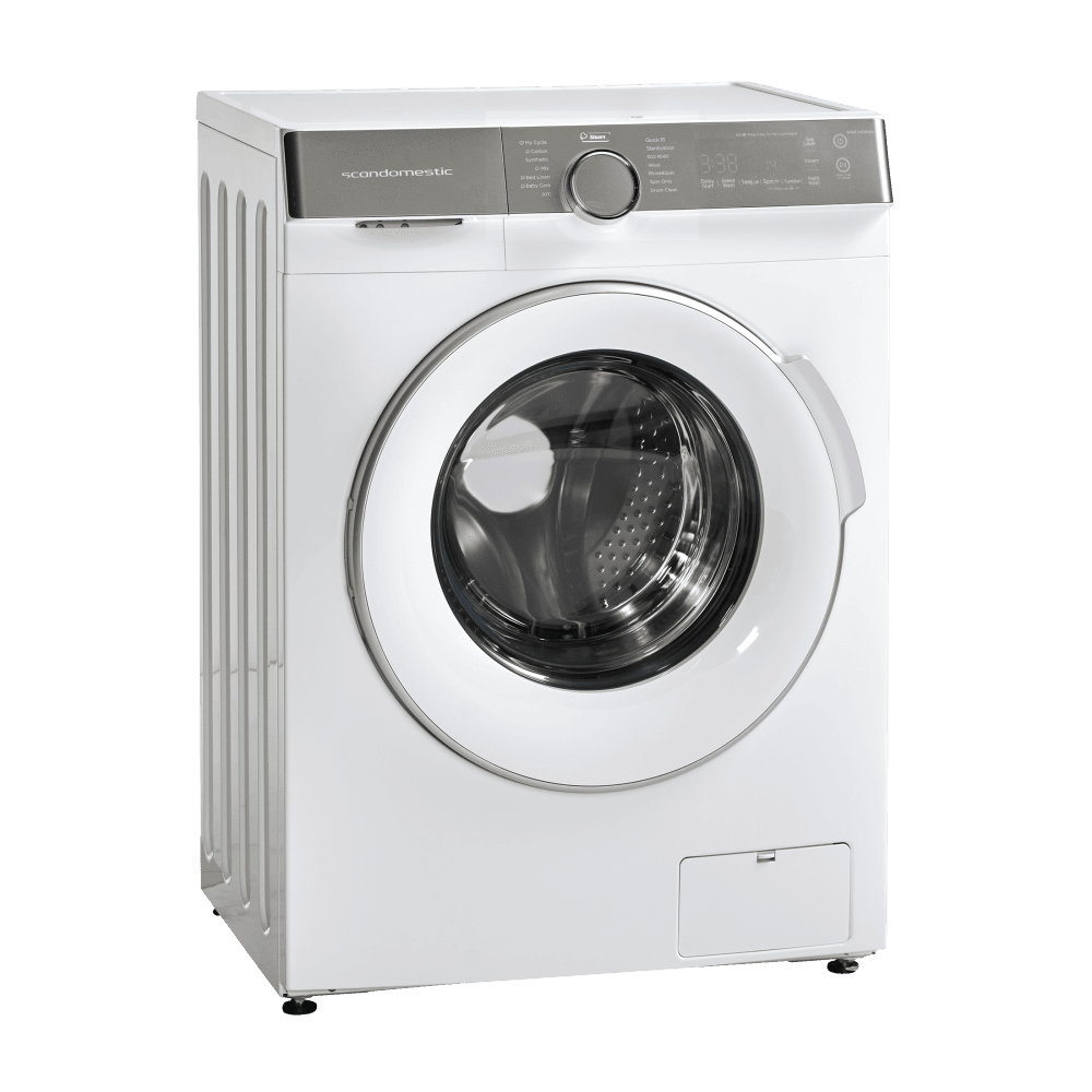 Scandomestic vaskemaskin hvit 8 kg 60 cm WMF1408WA