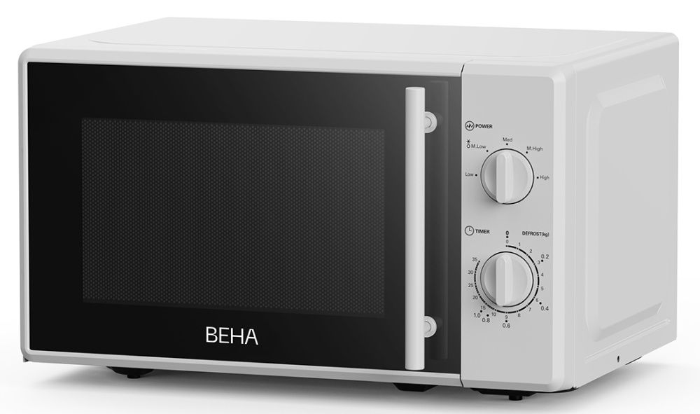 Beha mikrobølgeovn hvit 20 liter mekanisk MO 2025 220025