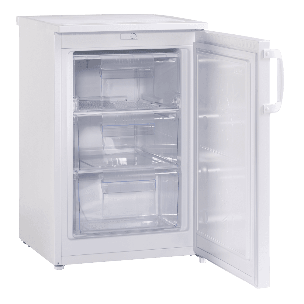 Scandomestic frittstående fryseskap hvit 84 cm FRT85WD