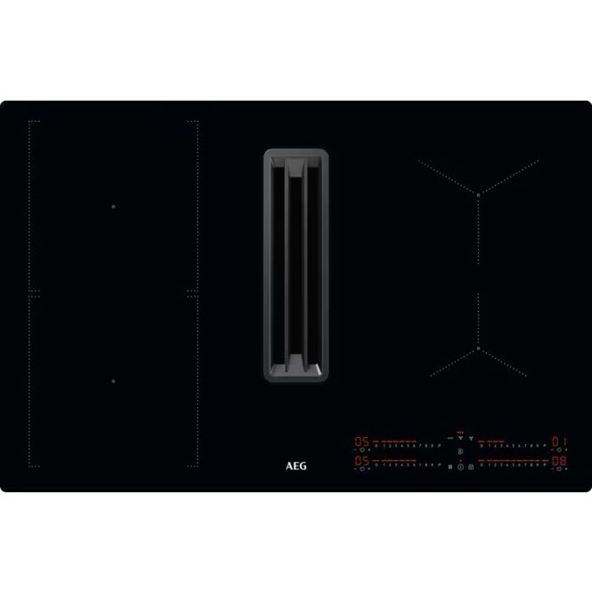 Hovedbilde AEG Induksjonstopp med integrert ventilator 6000 80 cm