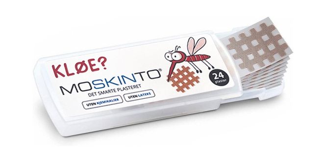 Hovedbilde Moskinto Myggplaster – Skyveboks med 24 plaster