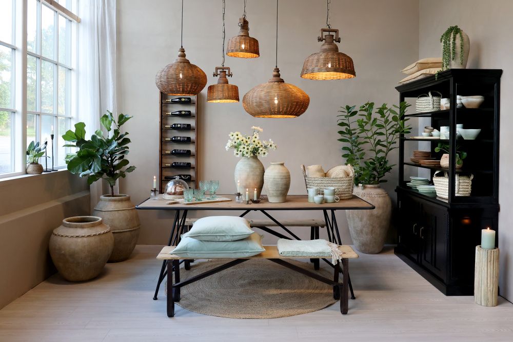 Marseille Reol med 4 hyller og 2 dører