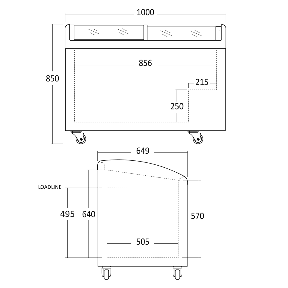 Scandomestic iskrem fryser 192L IC306D