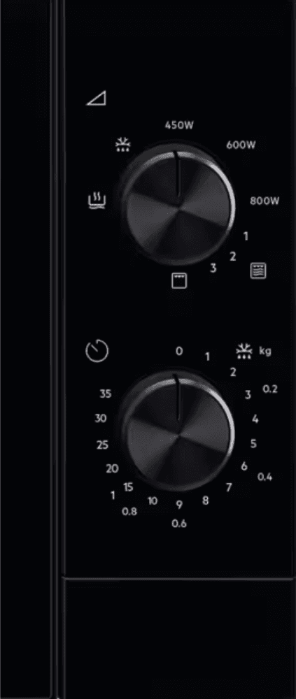 Electrolux frittstående mikrobølgeovn i svart EMZ421MMK