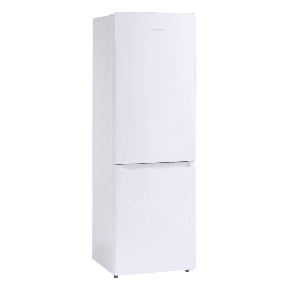 Scandomestic frittstående kombinert kjøl- og fryseskap hvit 183 cm CBF304WE