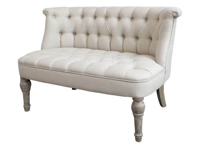 Hovedbilde Chic Antique Fransk Sofa i linstoff 2. pers 41029230