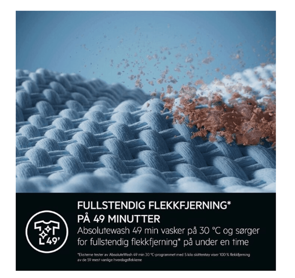 AEG vaskemaskin 10 kg 1600 o/min LR934L16S 